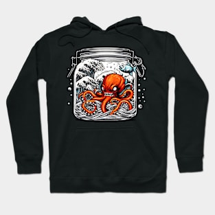 Octopus With One Fish Hoodie